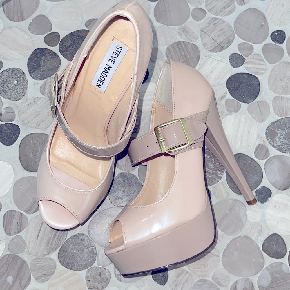 Steve Madden open toe heels
